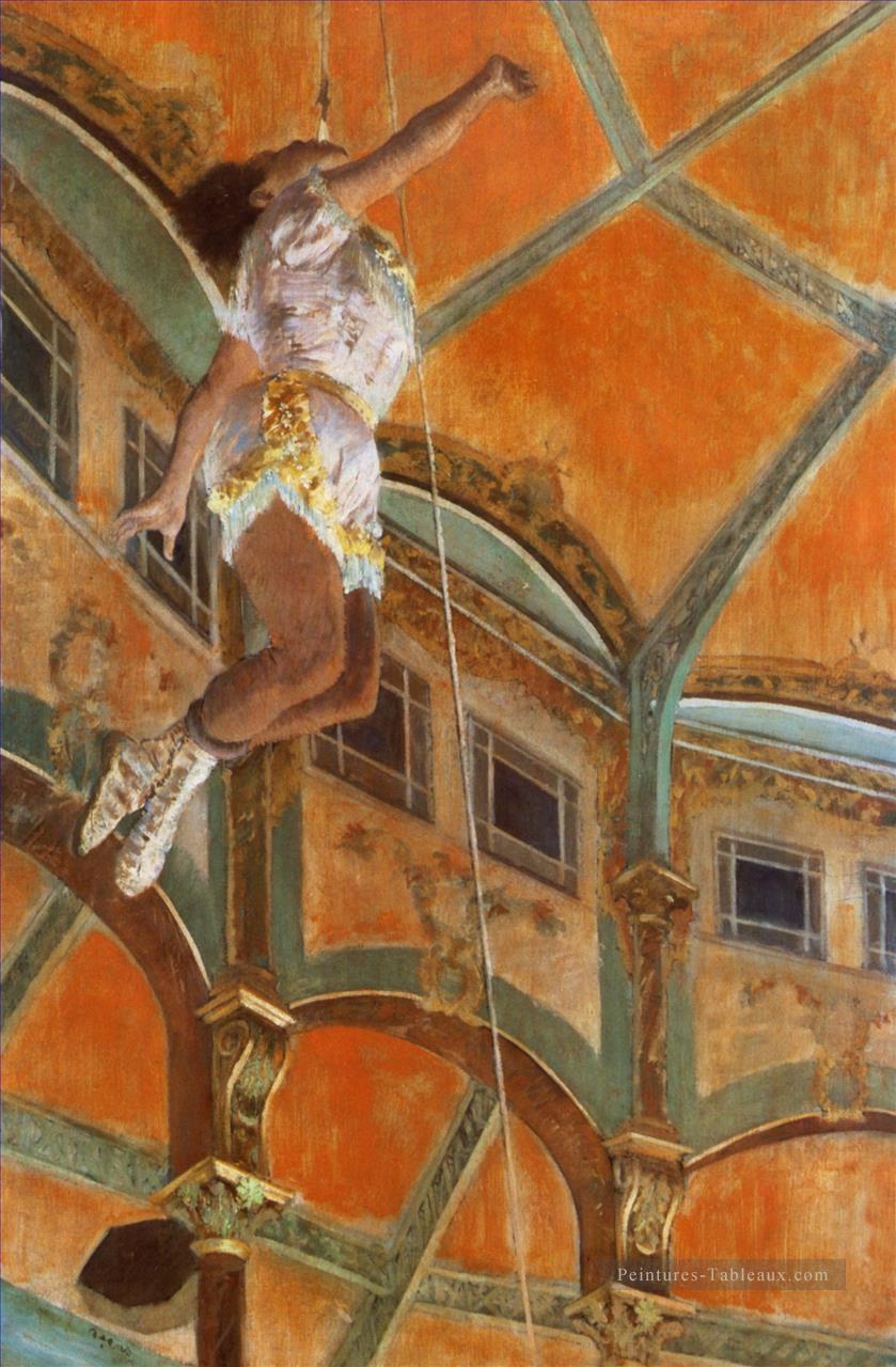 miss la la au cirque fernando 1879 Edgar Degas Peintures à l'huile